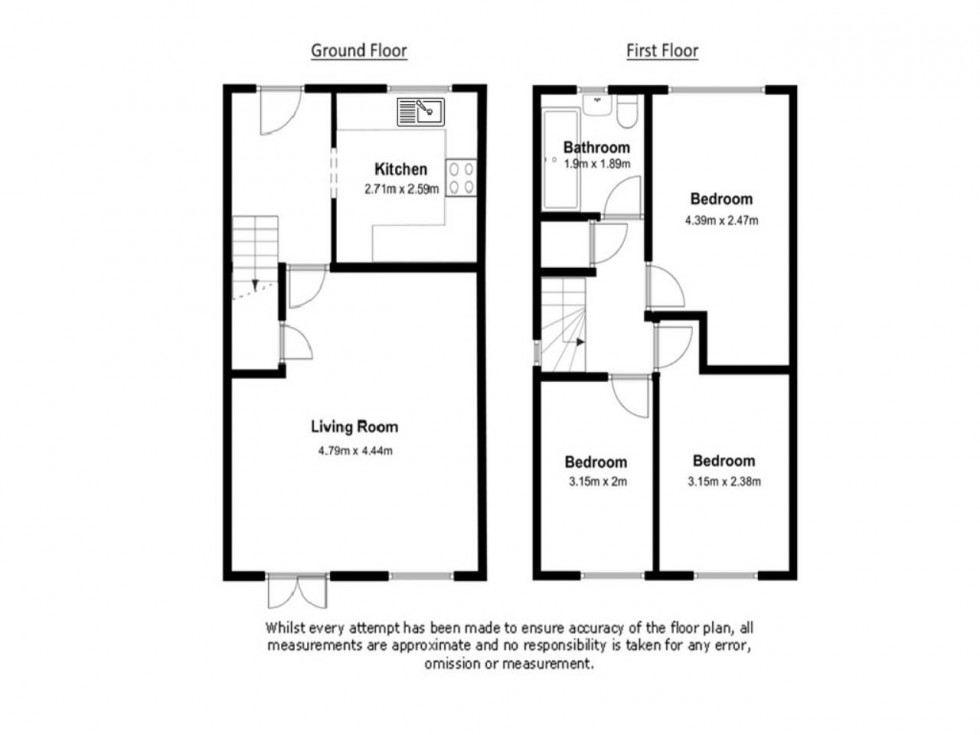 Floorplan for Clevedon, North Somerset