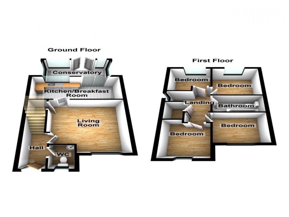 Floorplan for St Georges, Weston-super-Mare, North Somerset