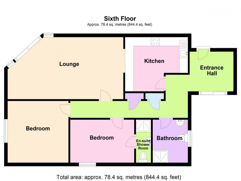 Floorplan for Carlton St, Weston-super-Mare, North Somerset