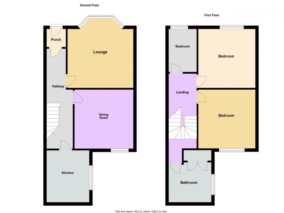 Floorplan for Worle, Weston-super-Mare, North Somerset