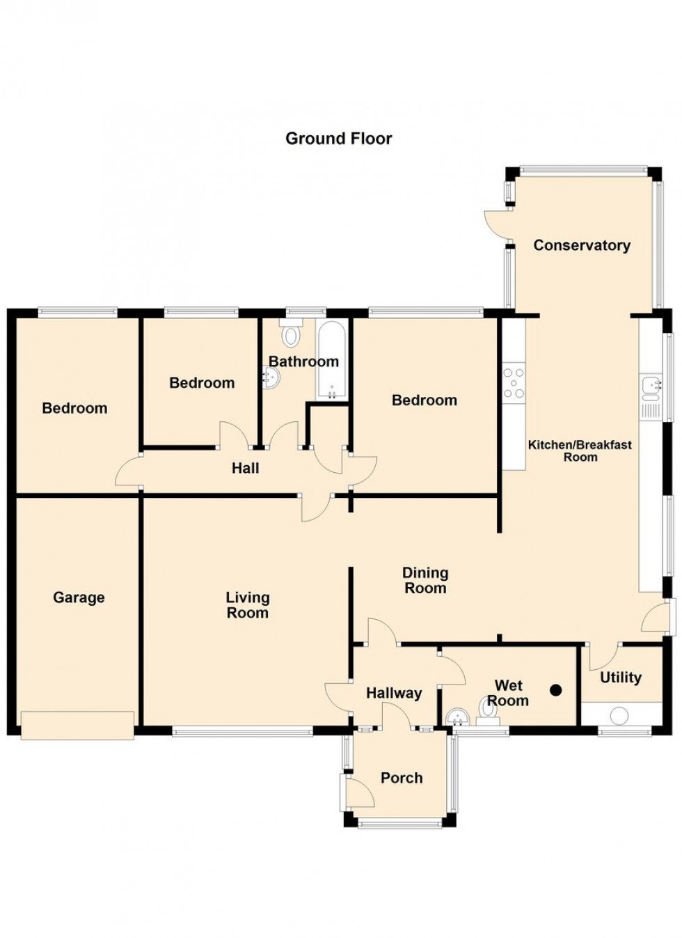 Floorplan for Sandpiper Drive