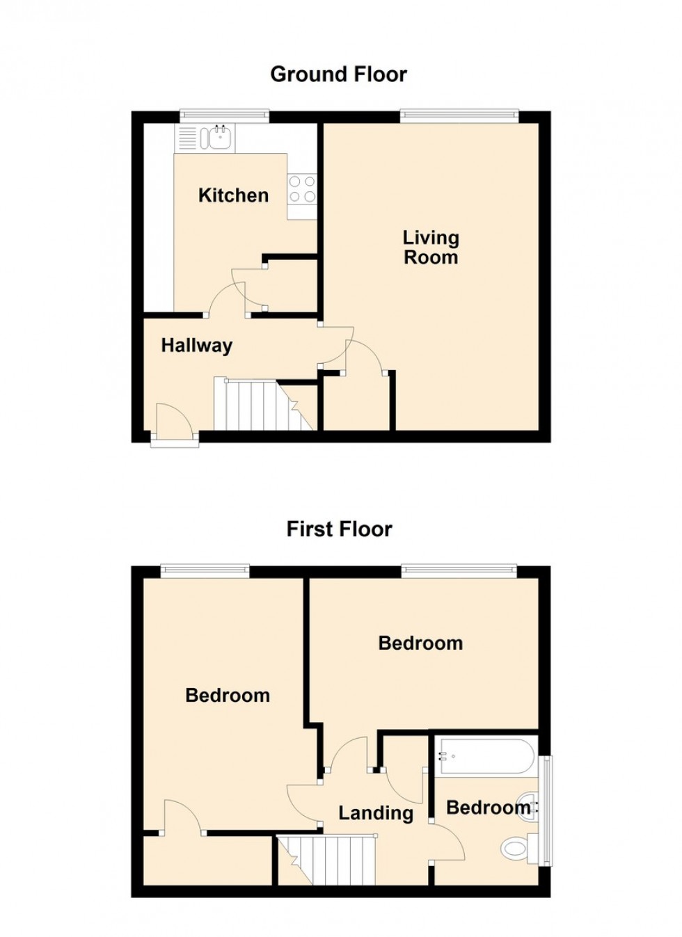 Floorplan for Dartmouth Close, Weston-super-Mare