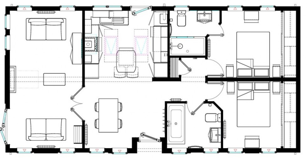 Floorplan for Crookes Lane, Kewstoke