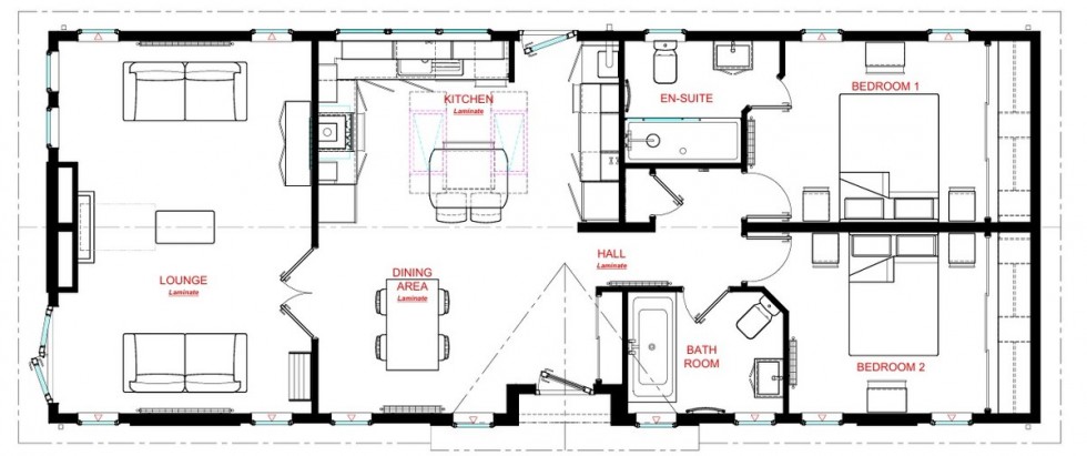 Floorplan for Crookes Lane, Kewstoke