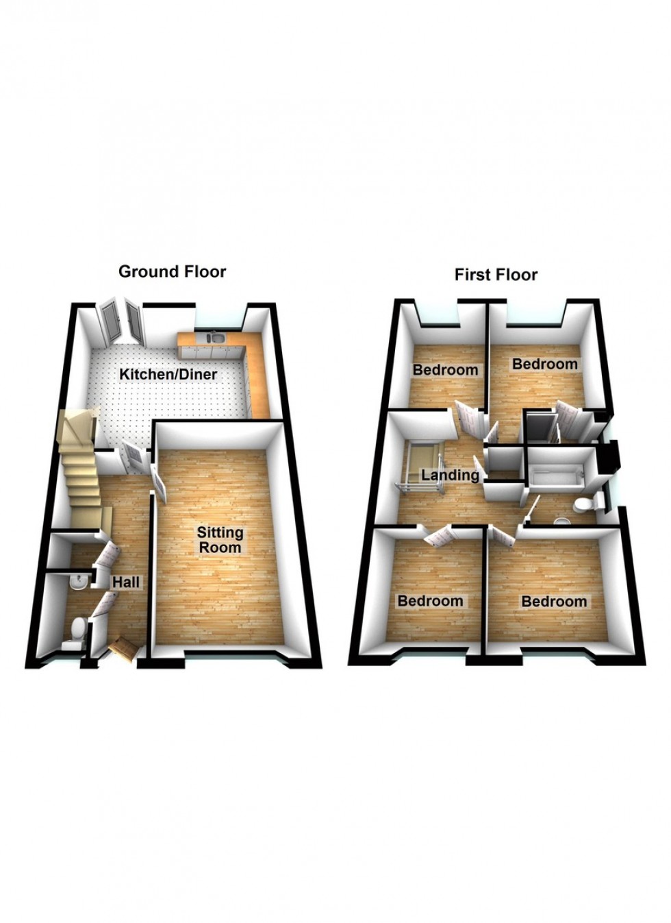 Floorplan for Weston-super-mare, North Somerset
