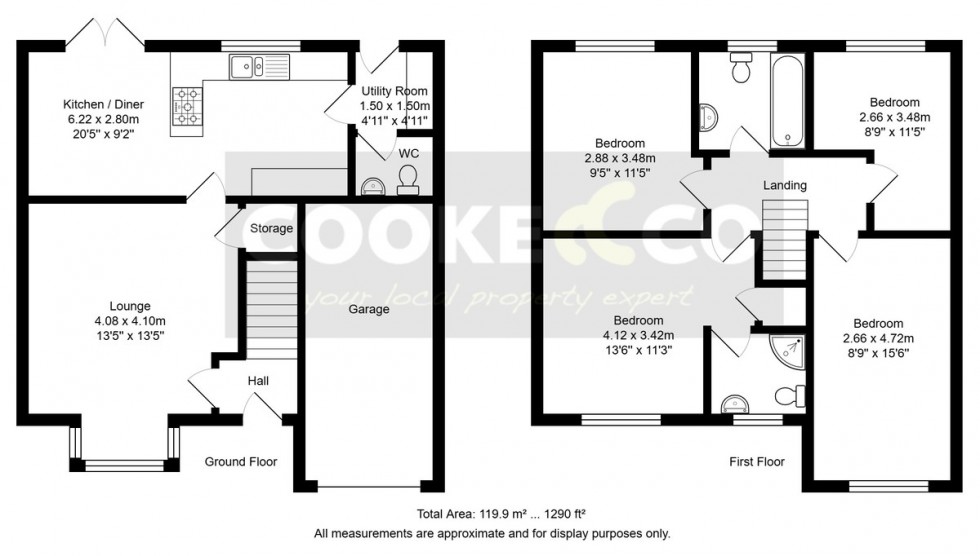 Floorplan for Longridge Way, Weston-super-Mare