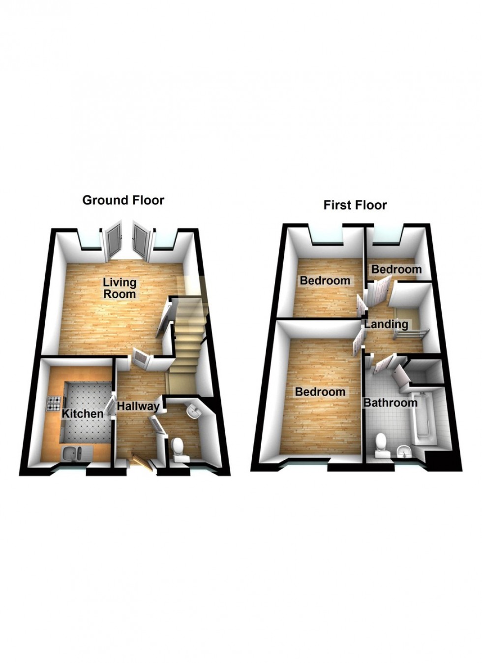Floorplan for Leedham Road, Locking