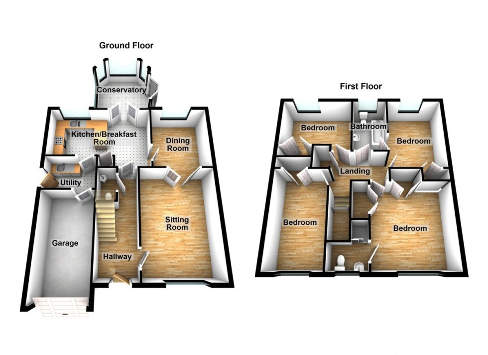 Floorplan for St. Georges, Weston-super-Mare