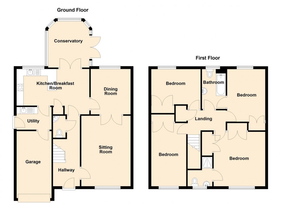 Floorplan for St. Georges, Weston-super-Mare