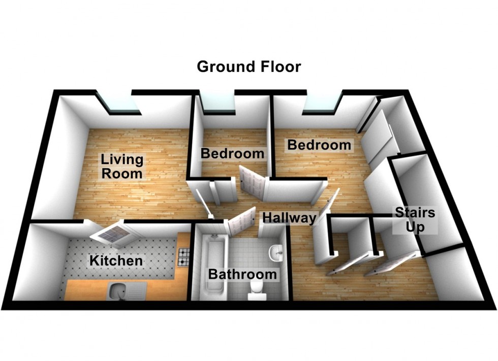 Floorplan for Compton Drive, Weston Village