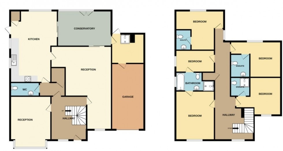 Floorplan for Woodland Road, Weston-super-Mare