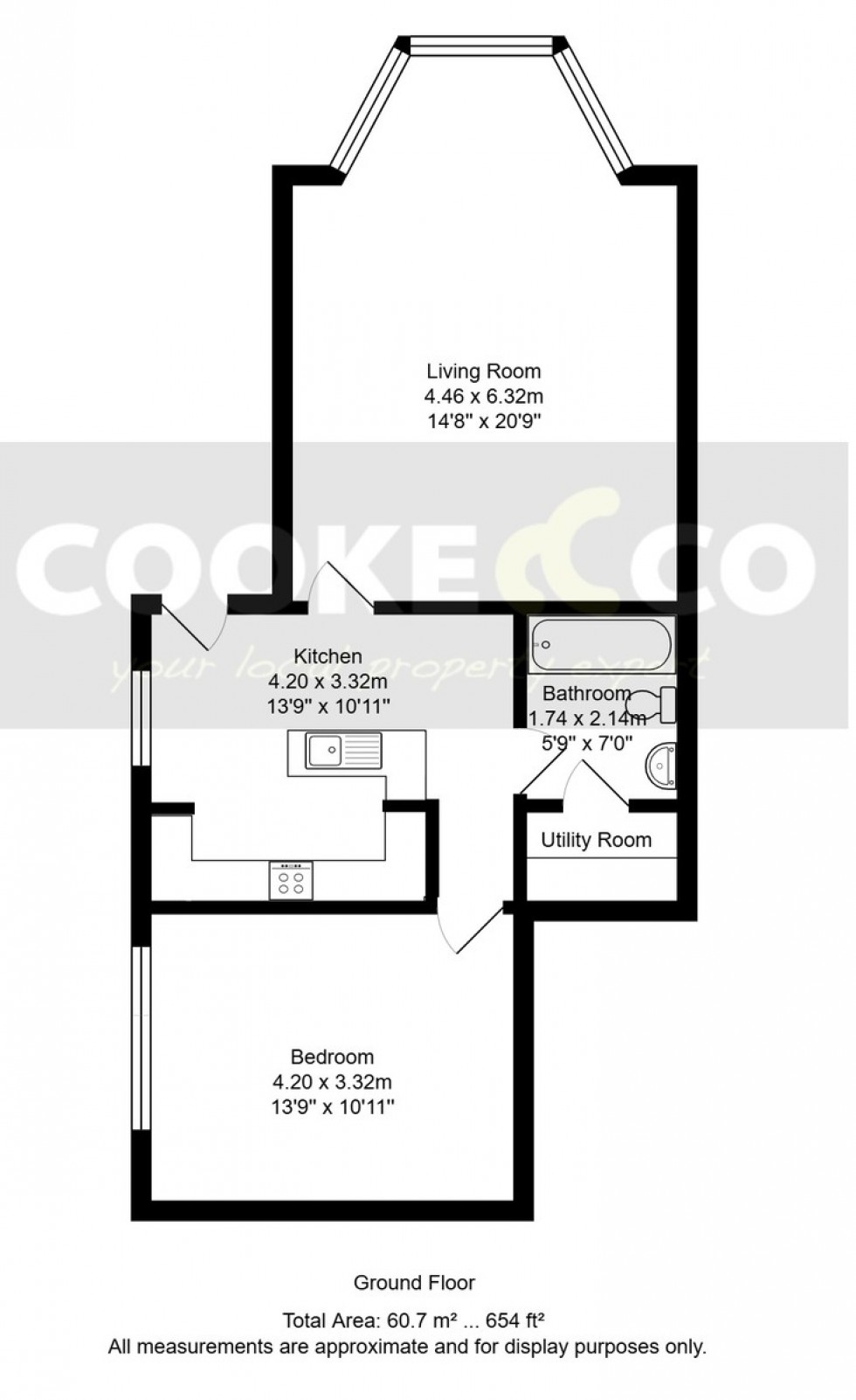 Floorplan for Clarence Road North, Weston-super-Mare
