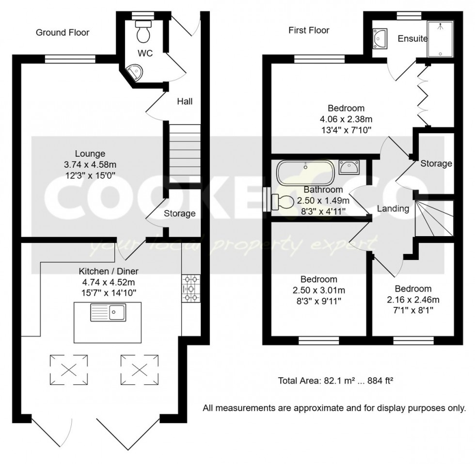 Floorplan for Spruce Way, Weston-super-Mare