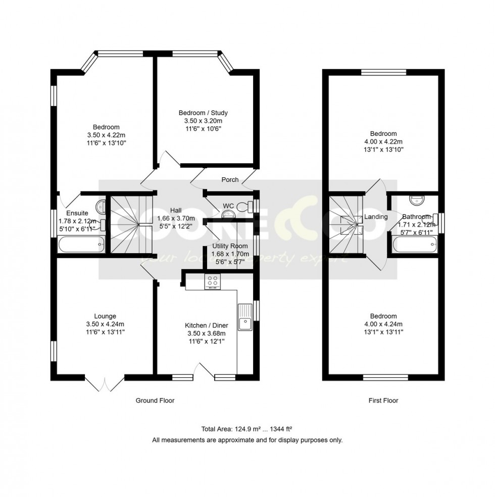Floorplan for Farm Road, Weston-super-Mare