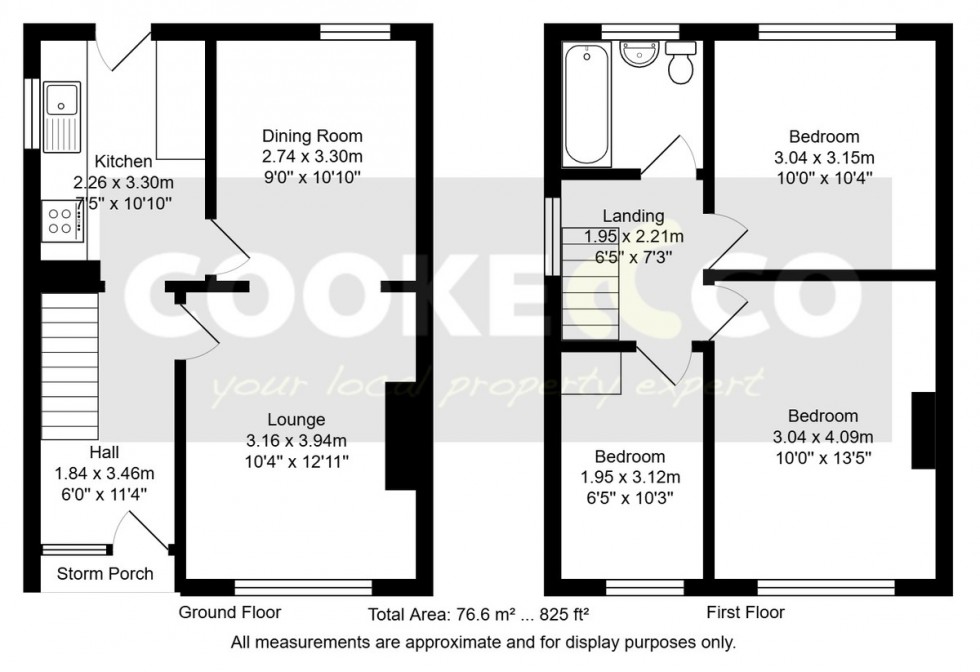 Floorplan for Locking, Weston-super-Mare