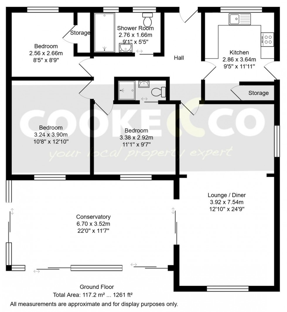 Floorplan for Brean, Burnham-on-Sea