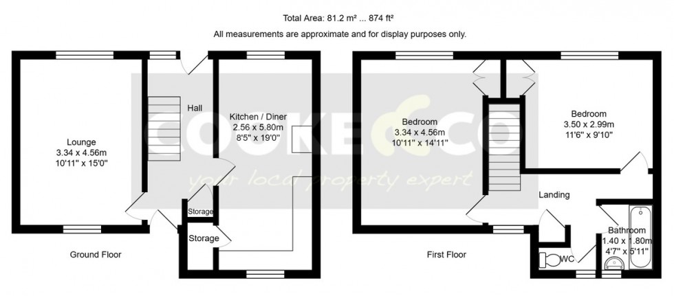 Floorplan for Locking, Weston-super-Mare