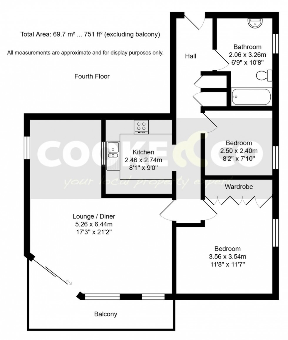 Floorplan for Beach Road, Weston-super-Mare