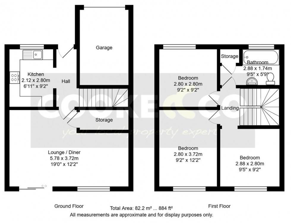 Floorplan for Flamingo Crescent, Weston-super-Mare