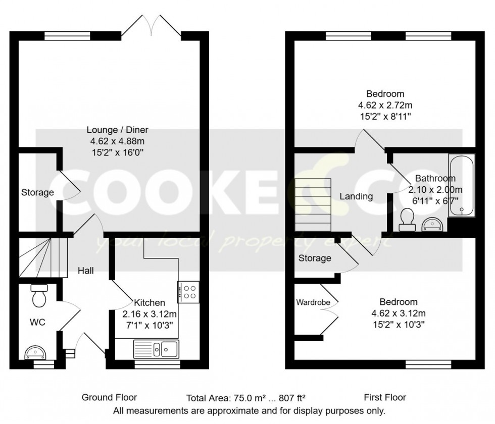 Floorplan for Locking, Weston-super-Mare