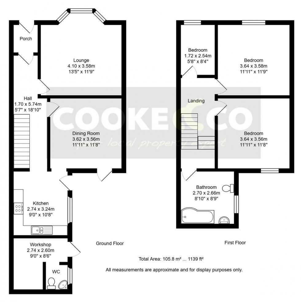 Floorplan for Greenwood Road, Weston-super-Mare