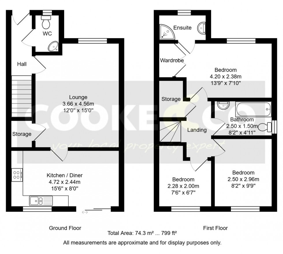 Floorplan for St. Georges, Weston-super-Mare