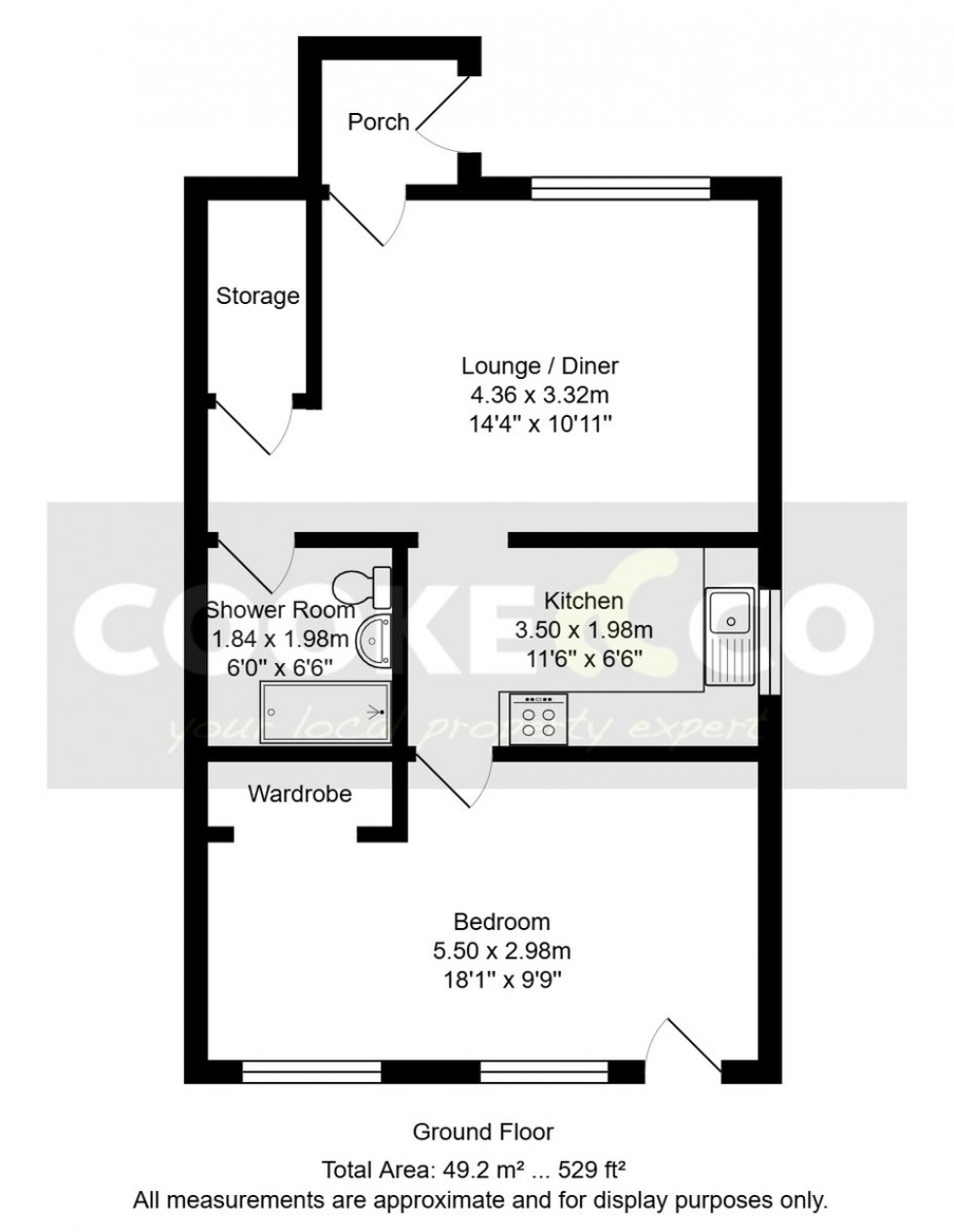 Floorplan for Balmoral Way, Weston-super-Mare
