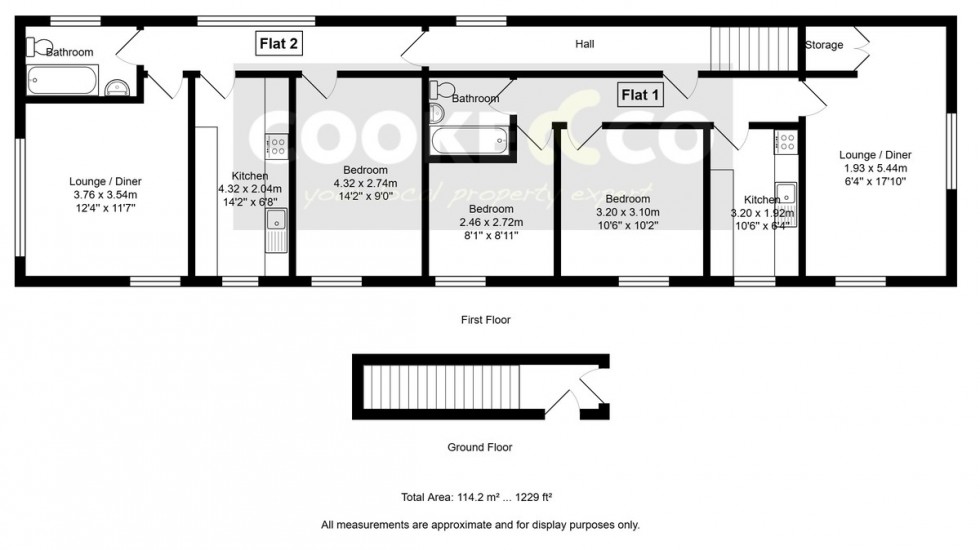 Floorplan for Mixed Use Building, Jubilee Road, Weston-super-Mare