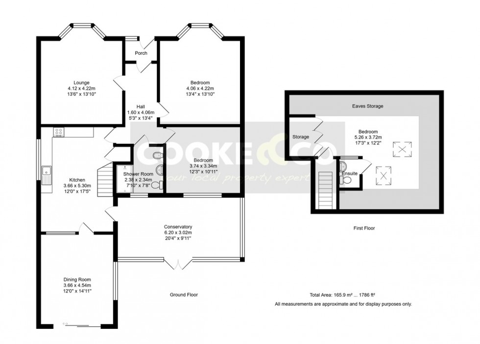 Floorplan for Worlebury Close, Weston-super-Mare