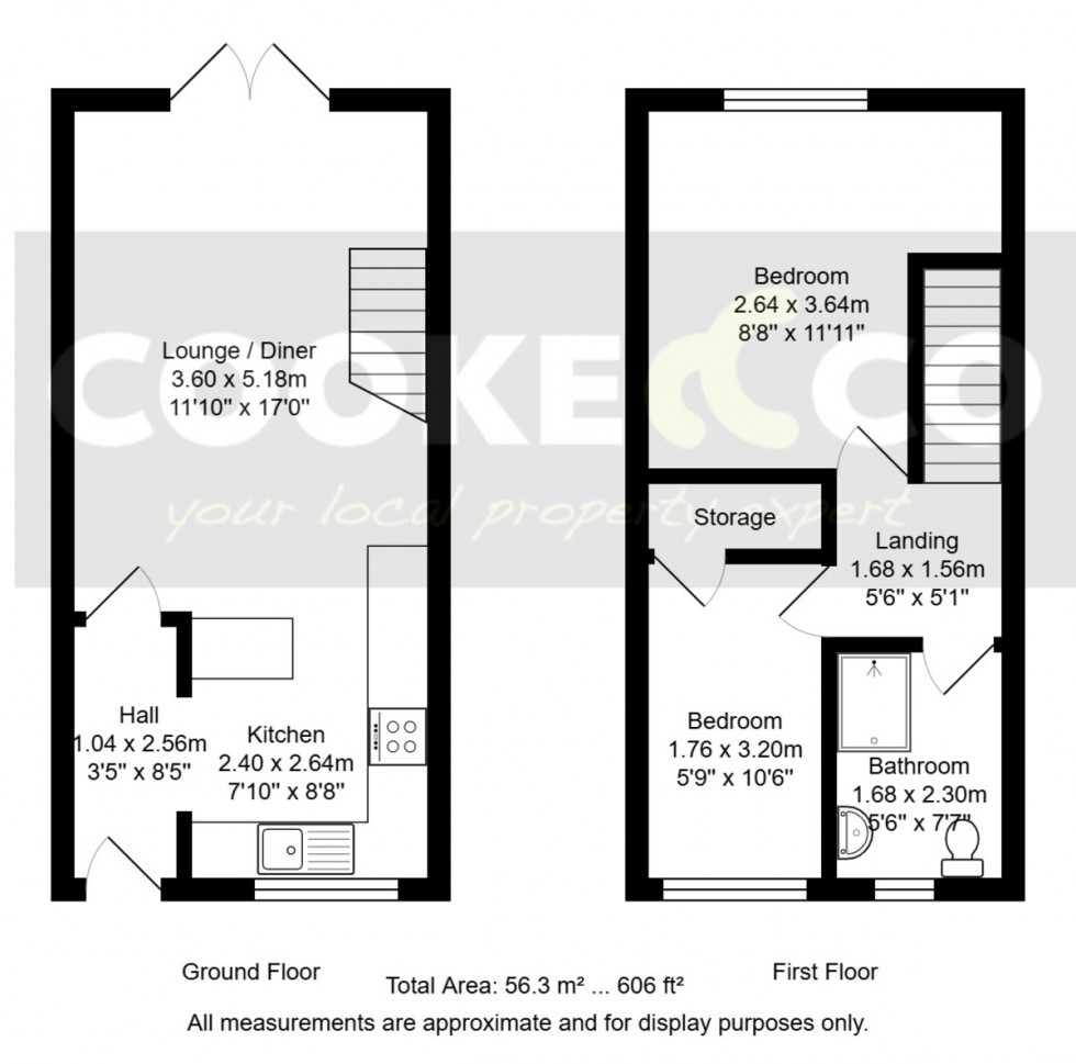 Floorplan for Selwood Close, Weston-super-Mare