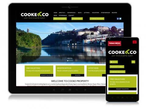 Cooke & Co Estate & Lettings Agents Launch Brand New Website